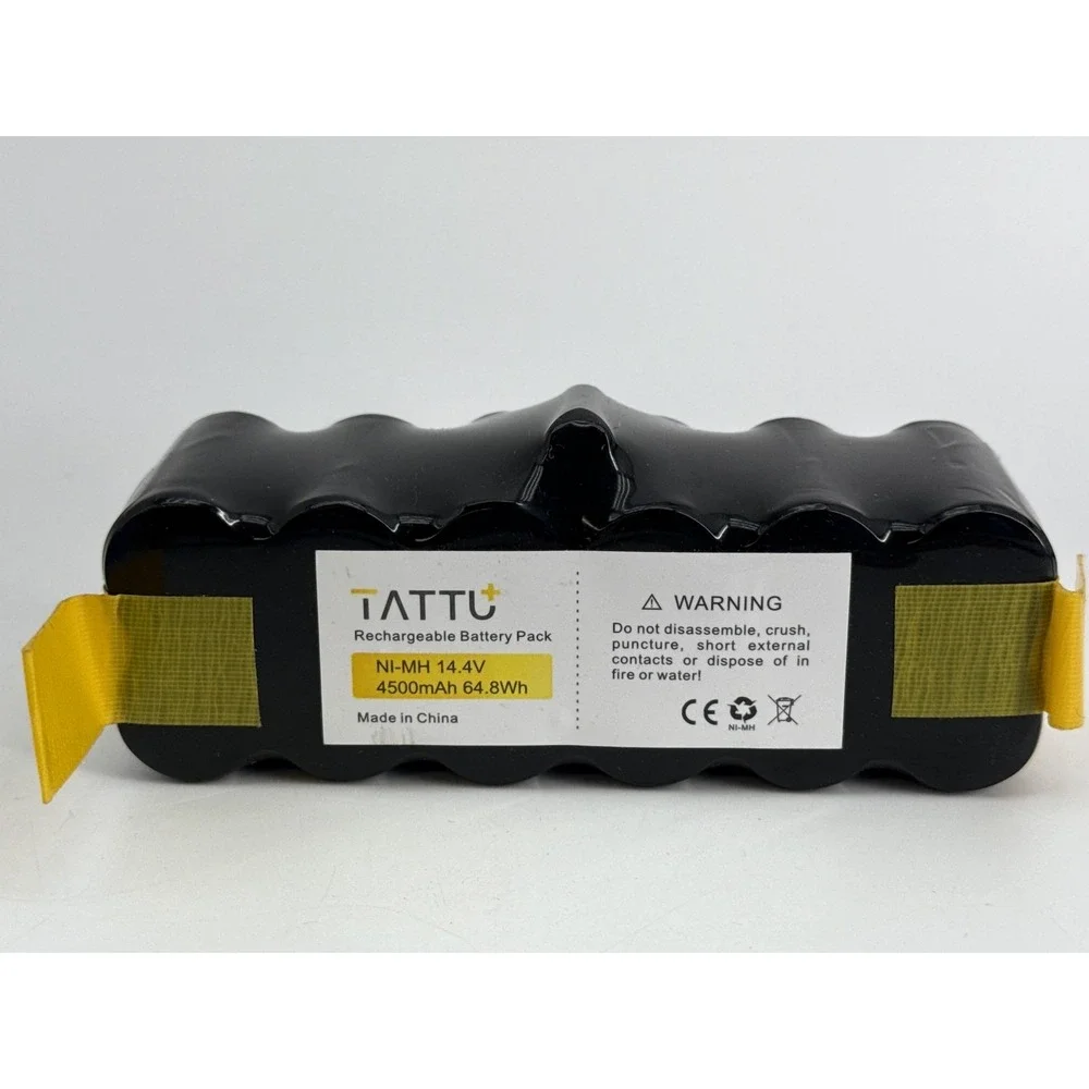 TATTU NiMH 4V 5Ah 4500mAh XLife Rechargeable Battery Pack Black